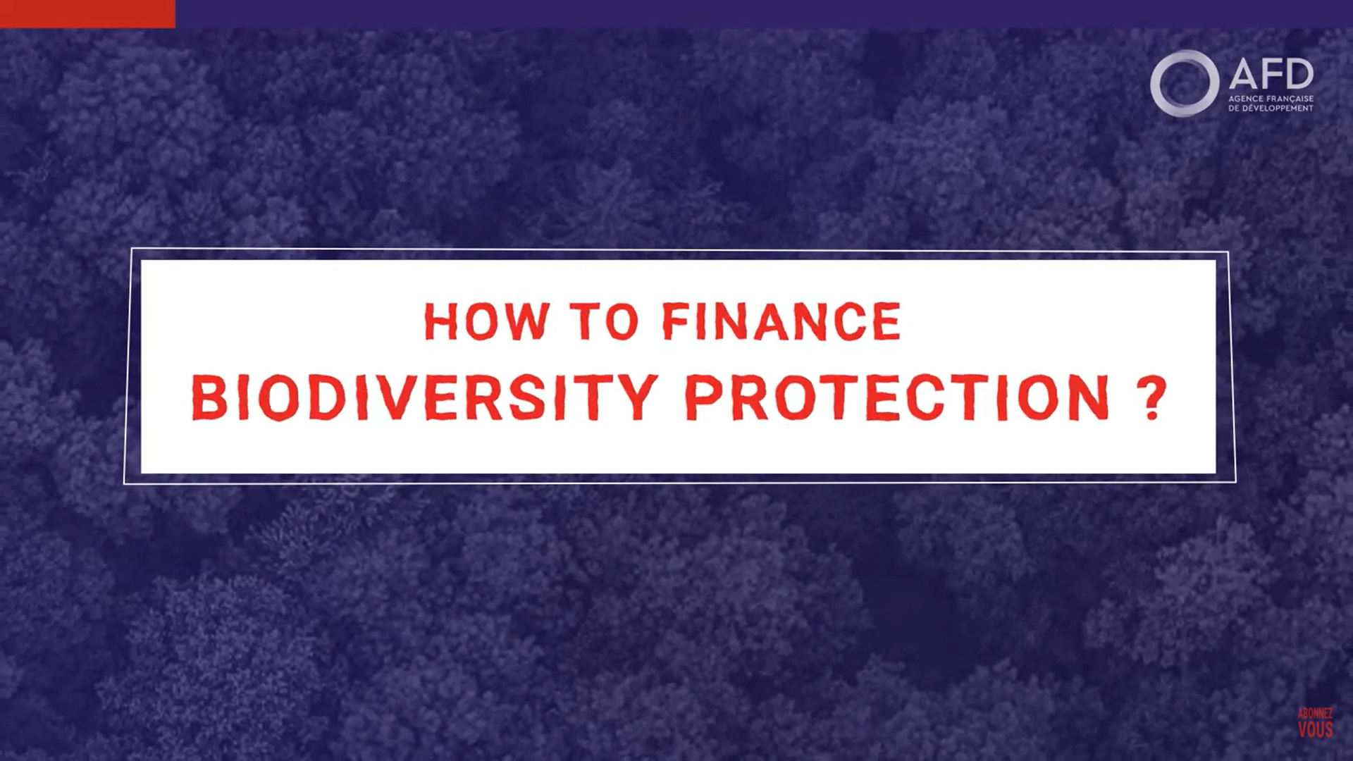 How to finance biodiversity protection?
